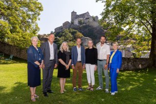 Les ministres romands en charge de l'égalité, ce jeudi à Sion.